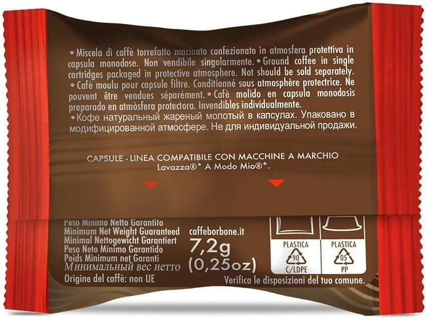 100 Capsule Caffè Borbone Don Carlo Miscela Red Rossa compatibili a Modo Mio * - Immagine 2 di 4
