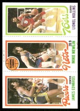 1980-81 Topps James Edwards / Mike Newlin / Lionel Hollins TL #118 / 153 / 182