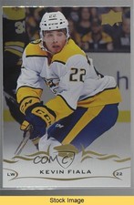 2018-19 Upper Deck Silver Foil Kevin Fiala #105 READ 9l4