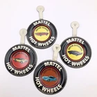 Mattel Hot Wheels Redline 1967  set of 4  tin fold back pin buttons