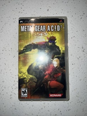 Metal Gear Solid Acid 2 CIB w/ 3D Glasses Free Shipping