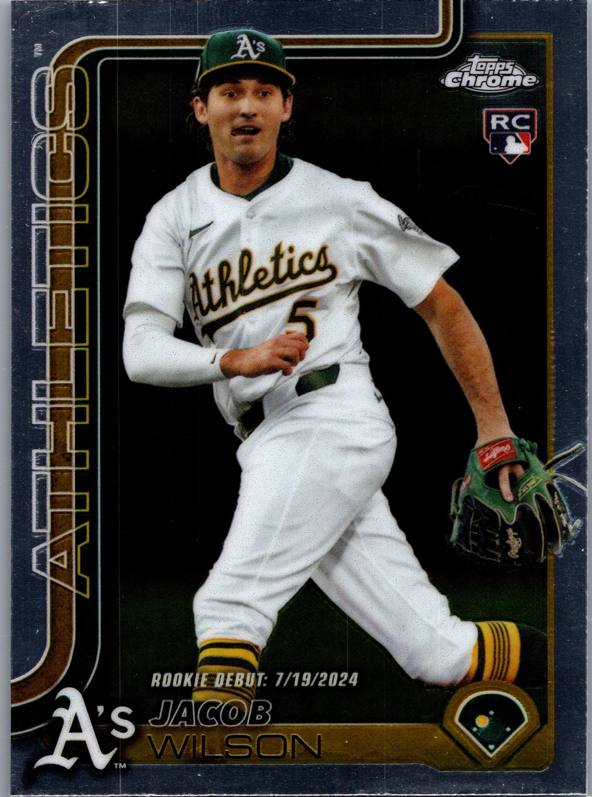2025 Topps Update #US180 Jacob Wilson Holo Foil