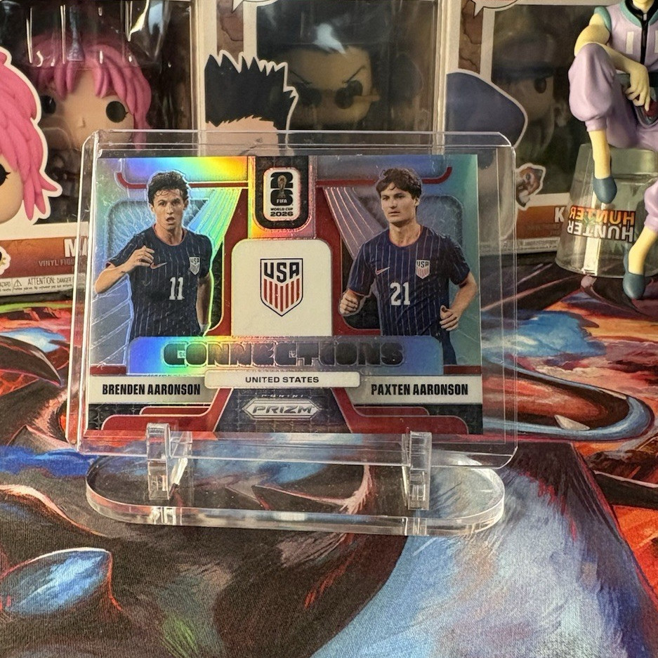 Panini 2026 Prizm FIFA World Cup Connections #5 Brenden & Paxten Aaronson