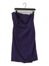 Karen Millen Bodycon Midi Dress UK14 in Purple