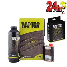 UPOL - Schwarz Raptor 1 Kit + H&auml;rter & Traktion Antirutsch 200g