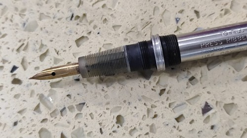 Parker 51 Fountain Pen, Parts NIP GOLD & METAL INK CONVERTER-USA - Picture 6 of 9