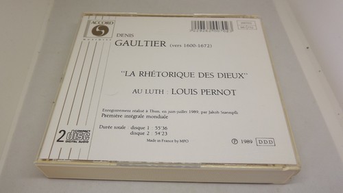 Denis Gaultier: La Rhetorique Des Dieux, 2CD Boxset (1989, Accord) - Picture 9 of 10