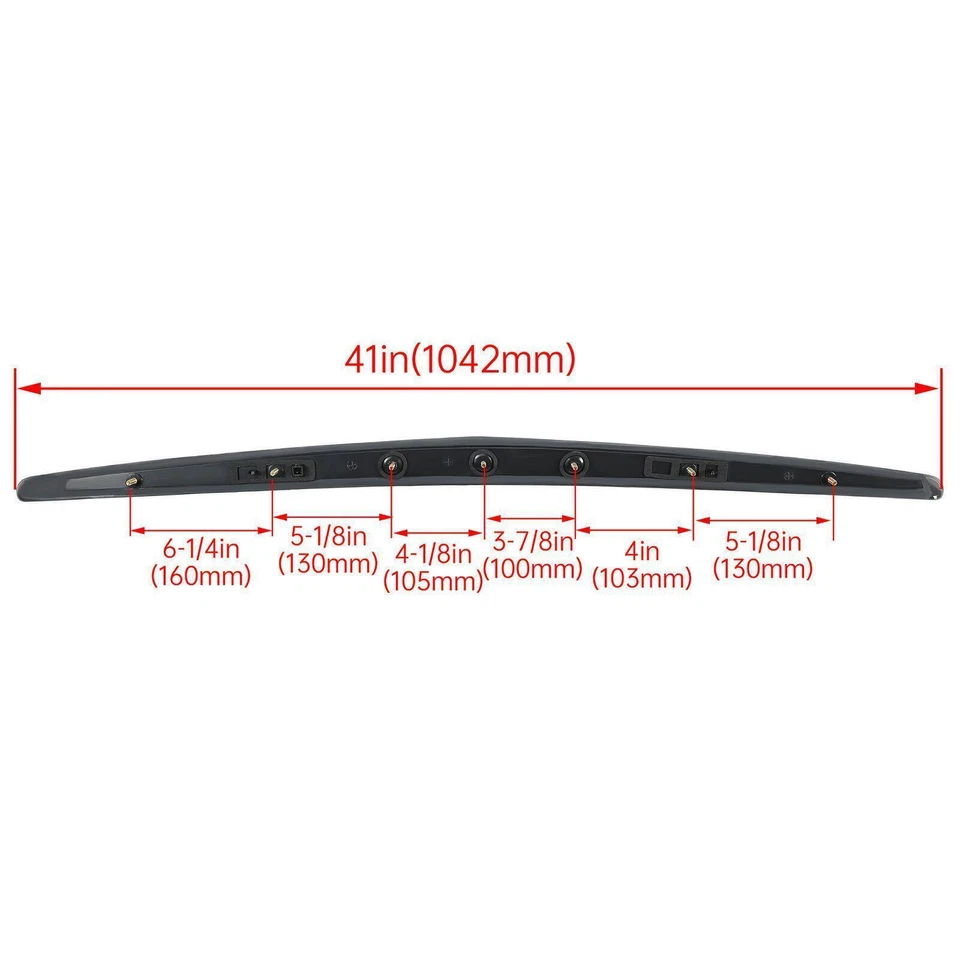 [LED COMPLETO] PARA CADILLAC DTS 06-11 3ª TERCERA LUZ FRENO TRASERO FARO DE FRENO TRASERO ROJO Foto 2 de 4