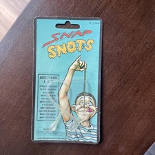 Vintage 1989 Forum Novelties Snap Snots Fake Snot Gag