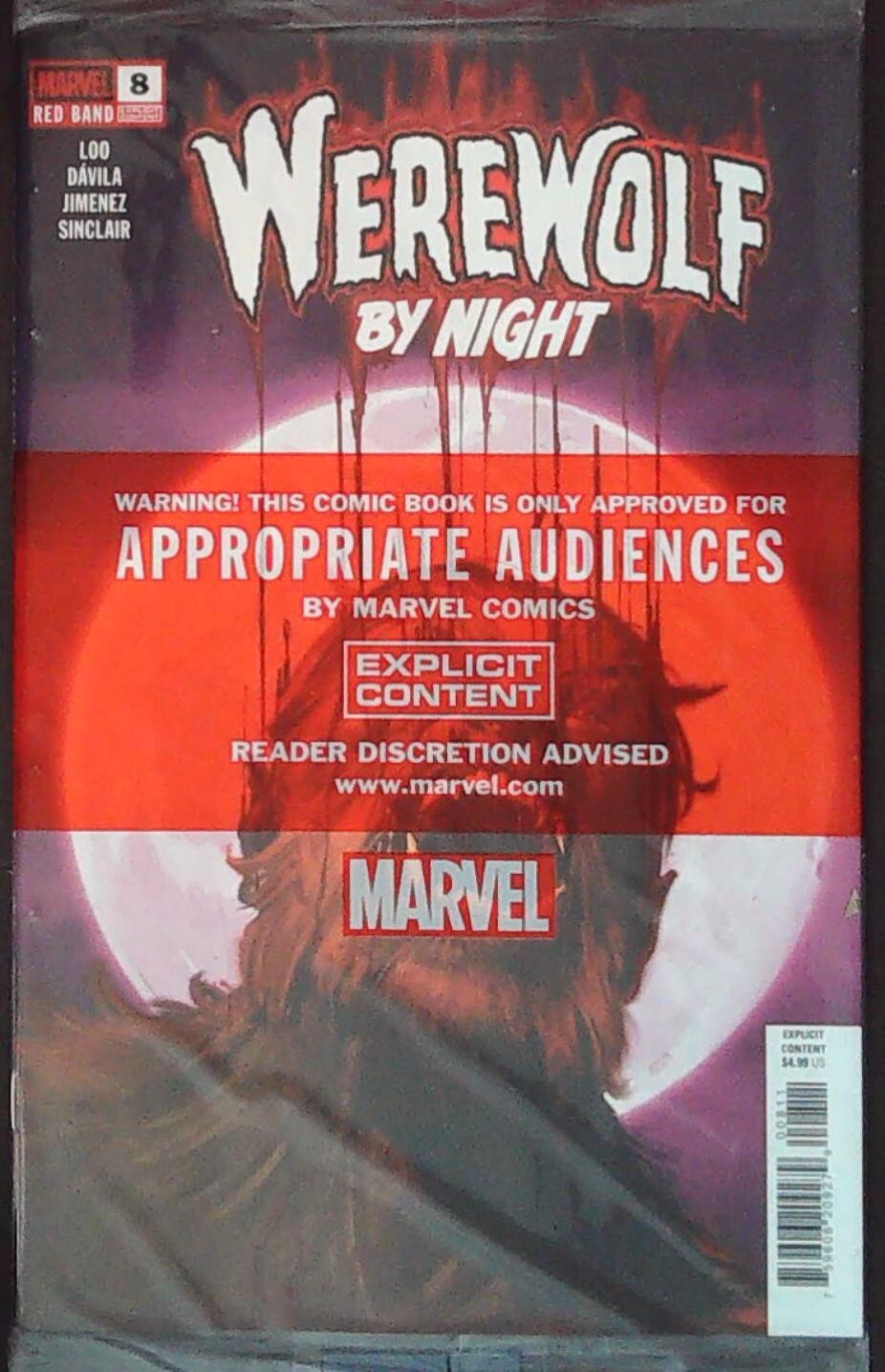 WEREWOLF BY NIGHT (2024) #8 - Red Band - New Bagged
