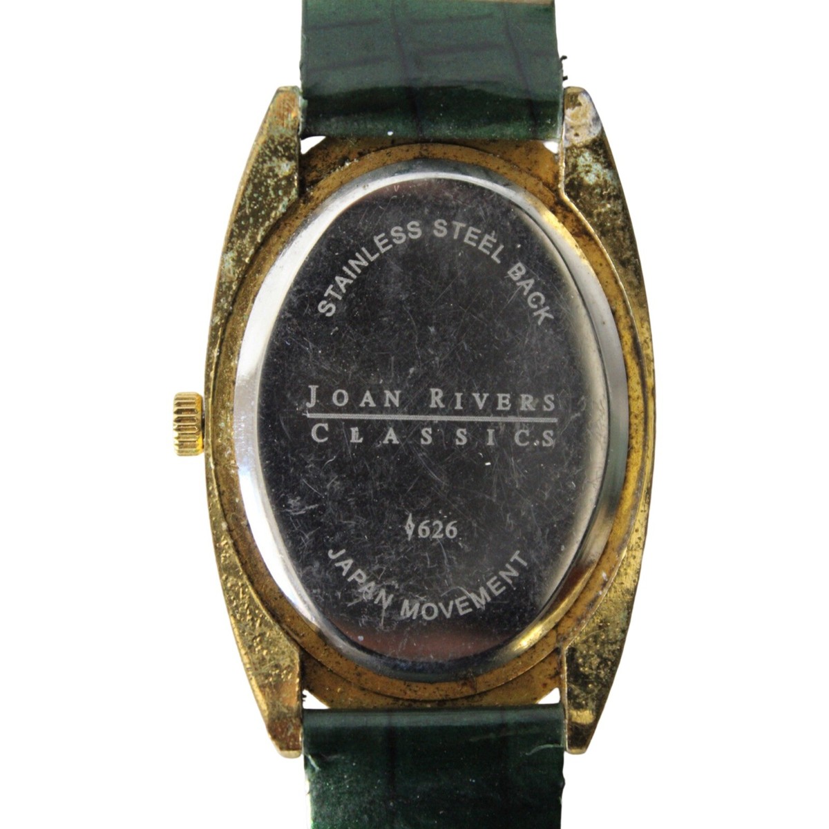 VTG‎ Joan Rivers Classics Women\'s Watch Soft Leather Green Band Fresh Battery Joan Rivers Green Watches for Women | Mercari main image 4