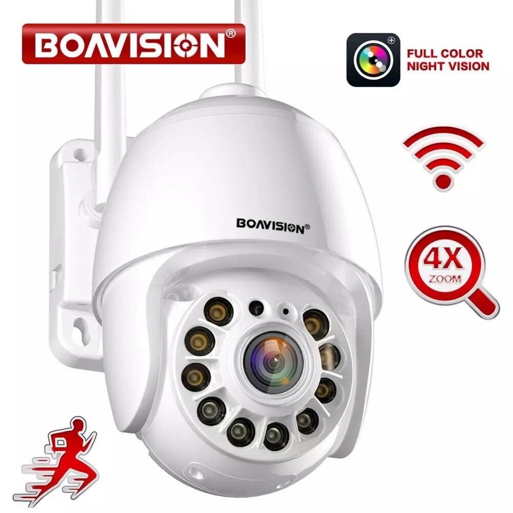 Cam&eacute;ra Wifi Ext&eacute;rieure 5MP Suivi Automatique Cam&eacute;ra Ptz Optique Zoom 5X Cam&eacute;ra D