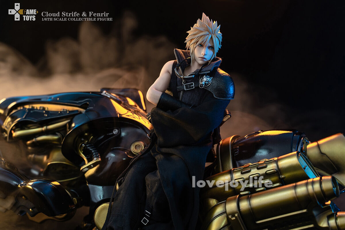 GAMETOYS 1/6 Cloud Strife & Fenrir GT-006C Action Figure GAMETOYS 1/6 Cloud Strife & Fenrir GT-006C Action Figure