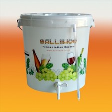 Balliihoo 30 L Brewing Bucket / Fermenting Bin With Tap And Bottling Stick