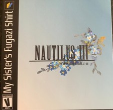 Nautilus III My Sister's Fugazi Shirt Vinyl - CLEAR Blue Splatter /250 - SEALED