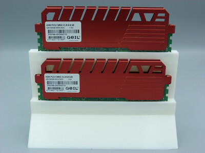 2x 4GB GeiL EVO Veloce GEV38GB1600C9DC 8GB DDR3 1600MHz PC3-12800U PC RAM Kit