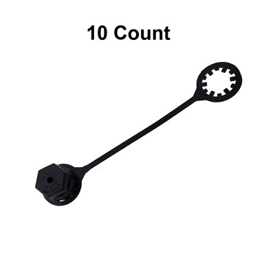 10x R-1234YF A/C Charge Port Service Cap M10x0.75 Long Thread