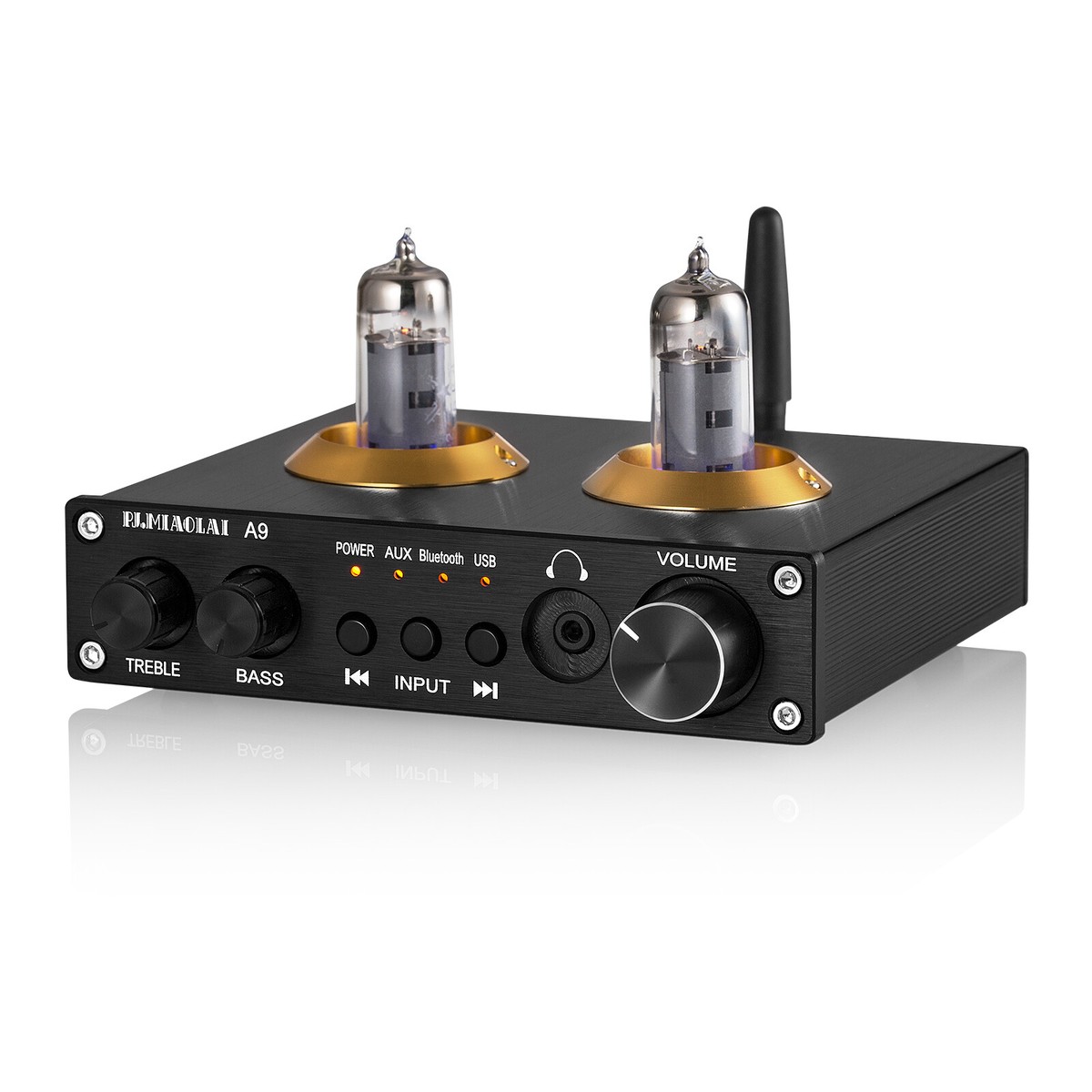 HiFi Bluetooth Vacuum Tube Preamp Stereo Receiver Headphone