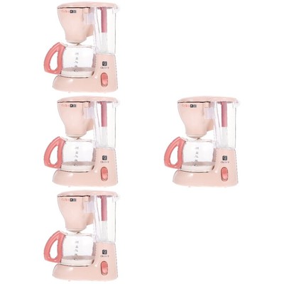  4pcs Coffee Machine Toy Coffee Machine Appliance Toy Coffee Machine Plaything