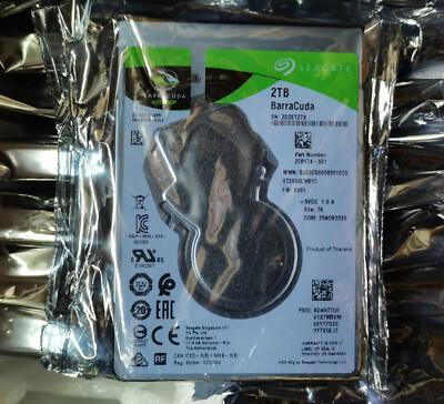 未開封 Seagate ST2000lM015 2TB 2.5インチ 7mm Amazon.com: Seagate 2TB BarraCuda SATA 6Gb/s 128MB Cache 2.5
