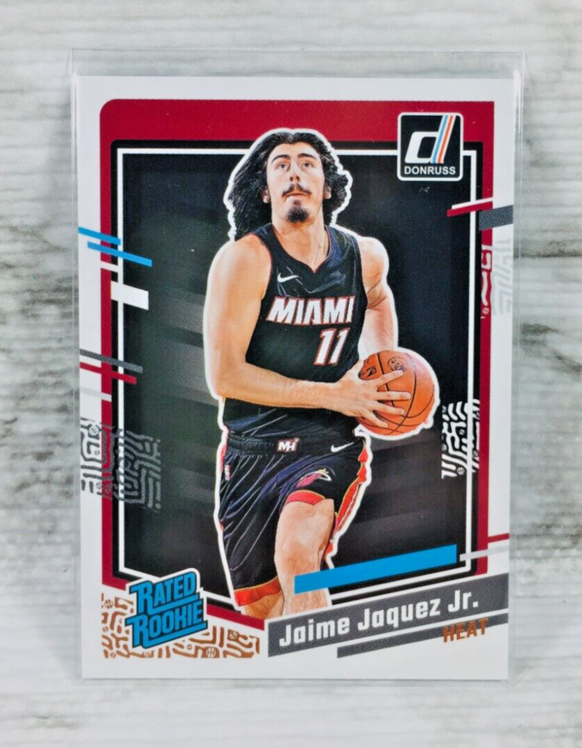 2023-24 PANINI DONRUSS BASKETBALL #213 JAIME JAQUEZ JR. RC RATED ROOKIE CARD (B)