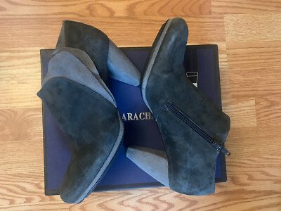 BRAND NEW W BOX LUCIANO BARACHINI 14163 NARDO SIZE 40 GREY KID CAM ANKLE  SUEDE