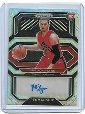 2020-21 Panini Prizm SILVER Penmanship AUTO MALACHI FLYNN RC!! MINT +
