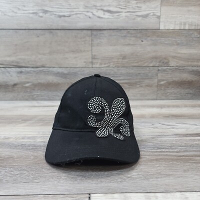 Rhinestones Logo Patch Hat Cap Adjustable StrapBack Adult Womens Fashion 