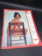 MEN CALENDARIO COMPLETO ATTRICI 1967 RAQUEL WELCH KOSCINA MELL BUCCELLA MOLL