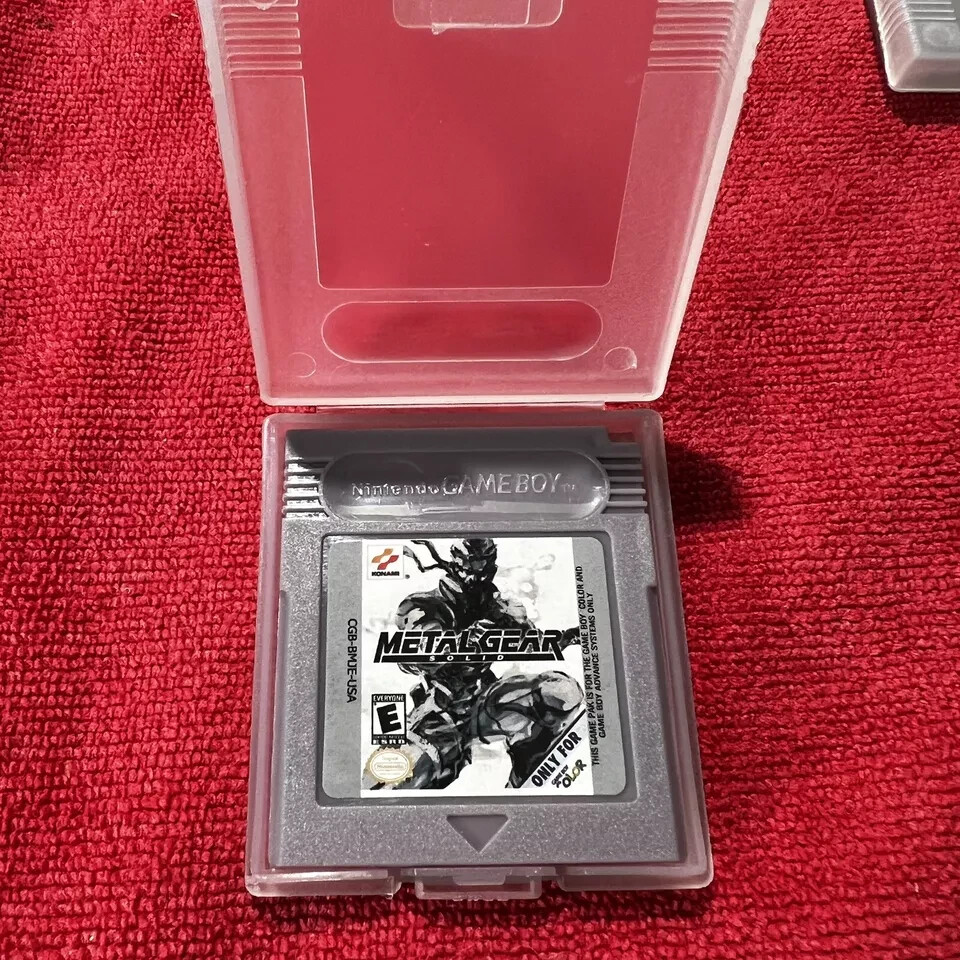 🔥 LIMITED RUN Metal Gear Solid Nintendo Game Boy Color GBC GBA TESTED SAVES NEW