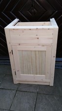 freestanding solid wood kitchen cabinets hand made bespoke 
