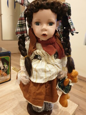Porzellanpuppe  41 Cm Deko Porzellan Puppe Sammler Lagerauflösung  