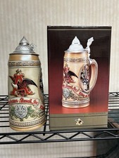 Anheuser Busch Limited Edition IV Lidded Stein, Public House & Tavern Scene