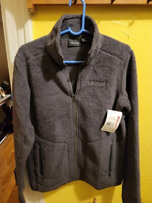 MARMOT MENS PANTOLL FLEECE JACKET SUPER SOFT -GREY