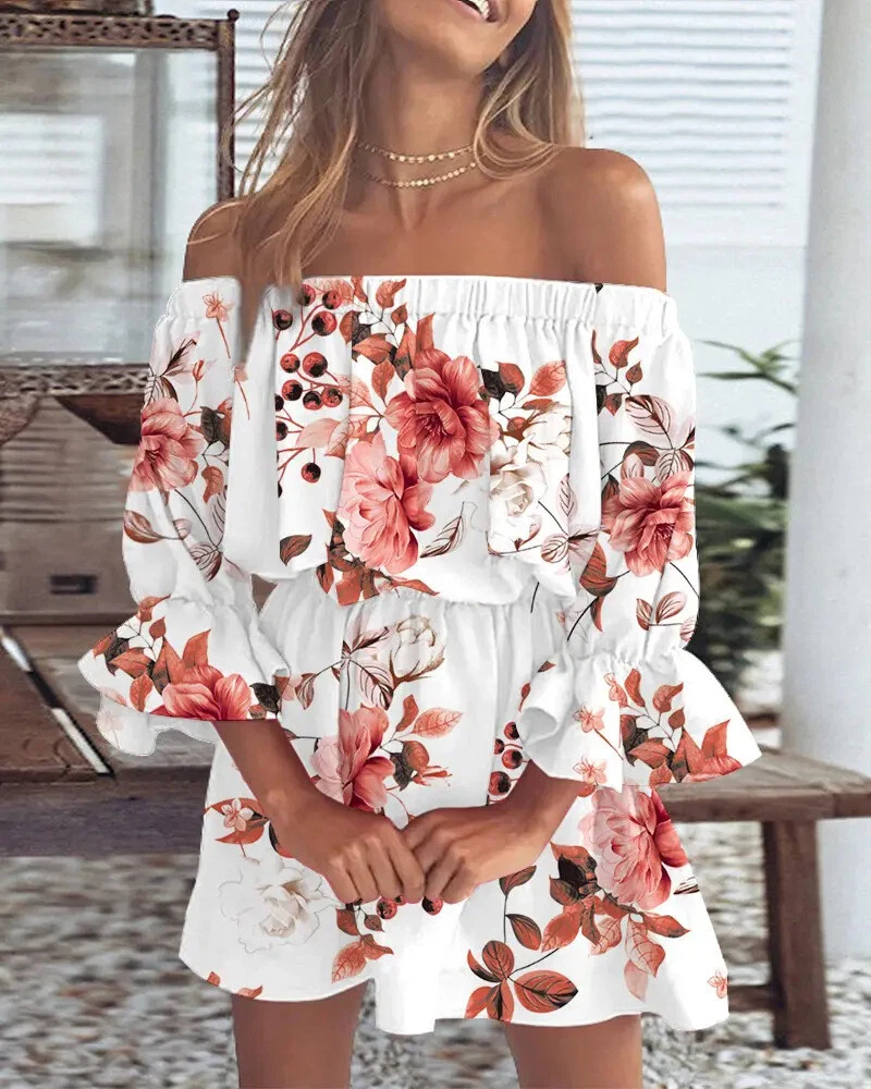 off the shoulder dress casual