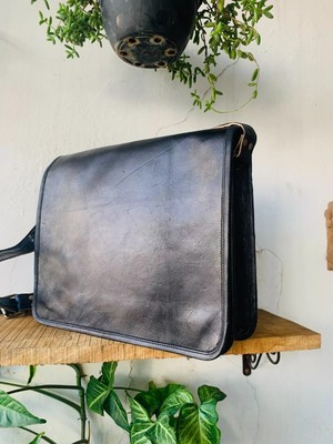 Ultimate Leather Vintage Laptop Messenger Handmade Briefcase Bag Satchel