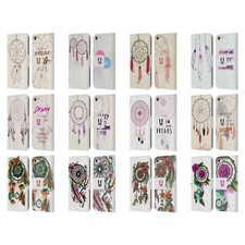 HEAD CASE DESIGNS DREAMCATCHERS LEATHER BOOK WALLET CASE FOR APPLE iPOD TOUCH