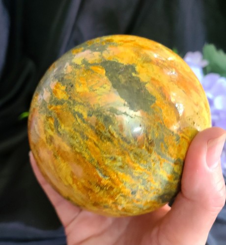 XXX Large 4.10lbs 110mm 2,100g Beautiful A+ Realgar Sphere Crystal Ball - Picture 18 of 20