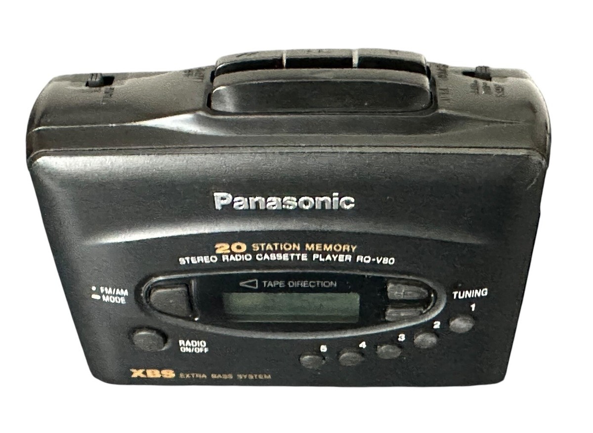 Walkman Panasonic RQ-V80 - Pour Pièces (radio Fonctionne, Cassette Non Testée)
