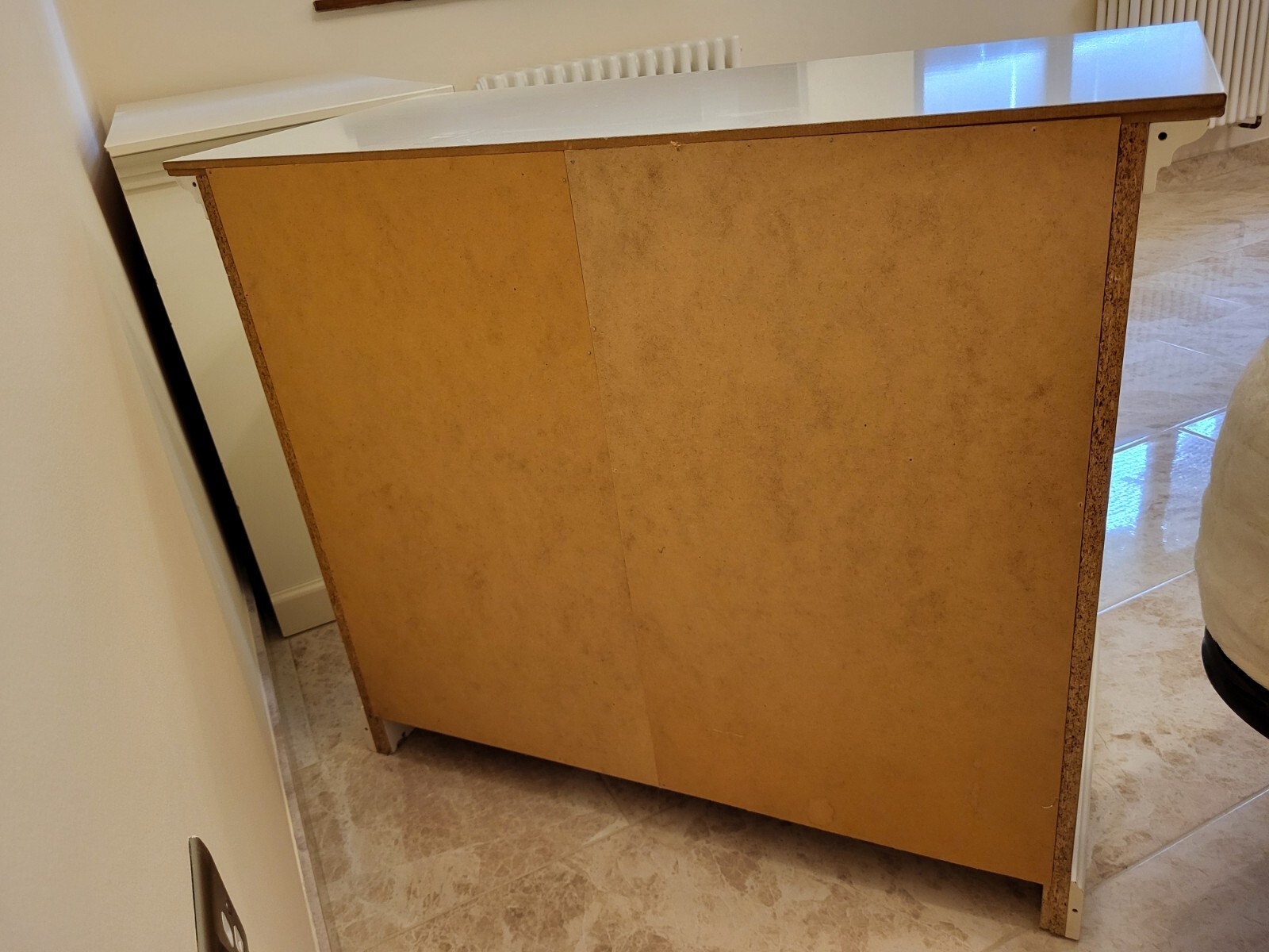 Chest of Drawers, 5 Drawers, White Storage for bedroom, office, living