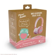 Planet Buddies Wired On-Ear Headphones V2 - Olive Owl