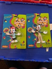 Animaniacs Bend-ems Figura Pieghevole Nuovo Sigillato Justoys MOC Wakko Yakko Dot