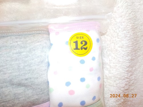 New 14 pk CAT & JACK Size 12 GIRLS BIKINIS Underware 81-90 lb 26" Waist - Picture 3 of 7