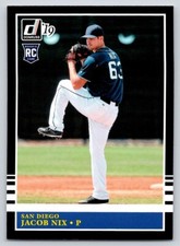 2019 Donruss #224 Jacob Nix RC Baseball Card San Diego Padres