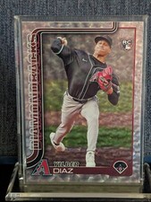 Yilber Diaz 2025 Topps Series 1 Silver Crackle Foil Arizona Diamondbacks #104 RC