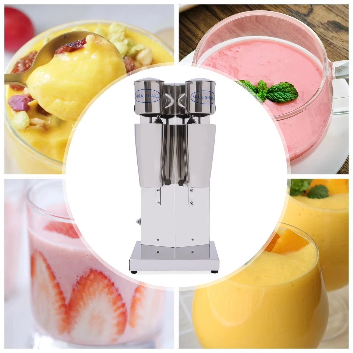 Ice Cream Machine Automatic Fruit Ice Cream Maker Household Milkshake Maker Frozen  Dessert Making Tools Yogurt Squeezer Hot Sale