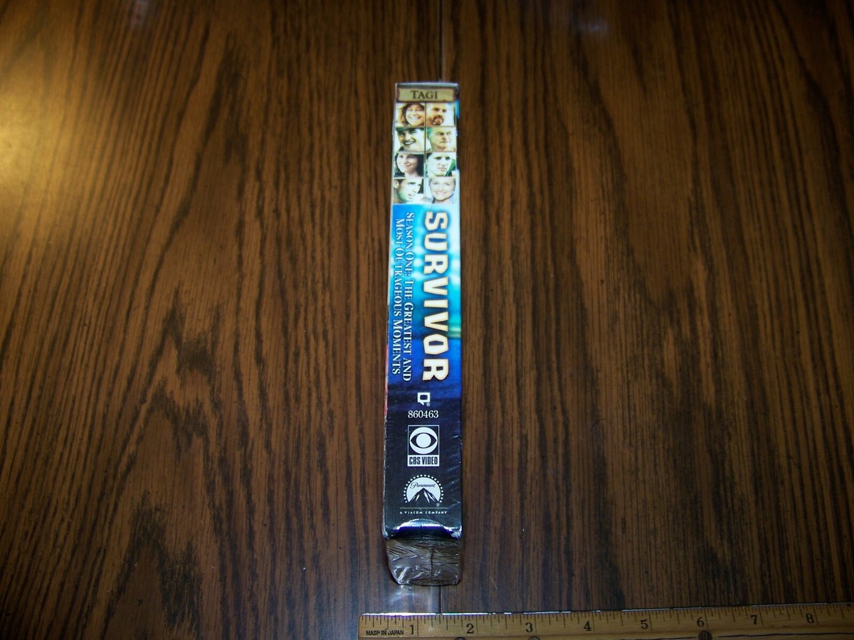 Survivor Season One VHS Tape Vintage 2000 Greatest & Most