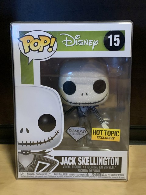 Funko Pop Disney Jack Skellington Diamond Hot Topic 15 W/protector for sale online | eBay