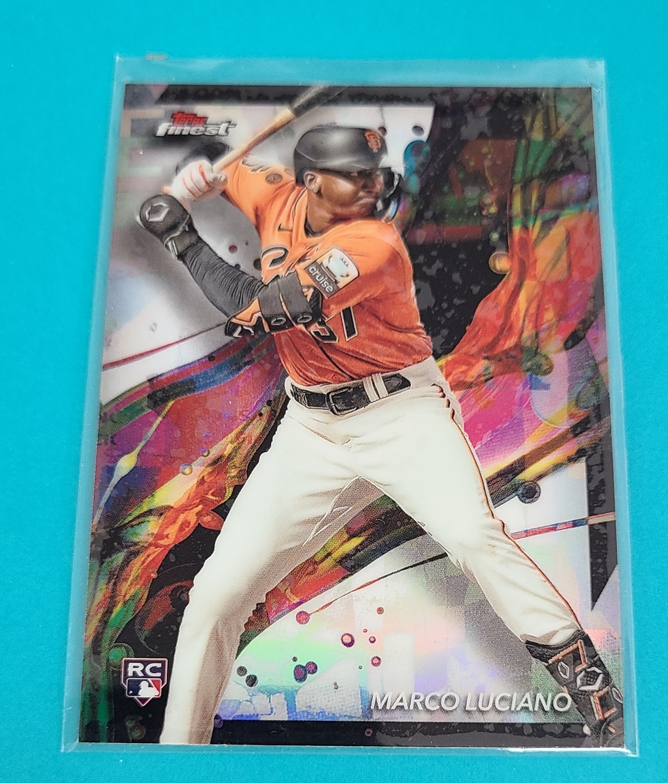 2024 Finest Refractor RC #42 Marco Luciano San Francisco Giants BASEBALL Card 3C