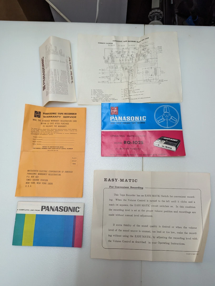 national panasonic Vintage Cassette Decks for sale - eBay